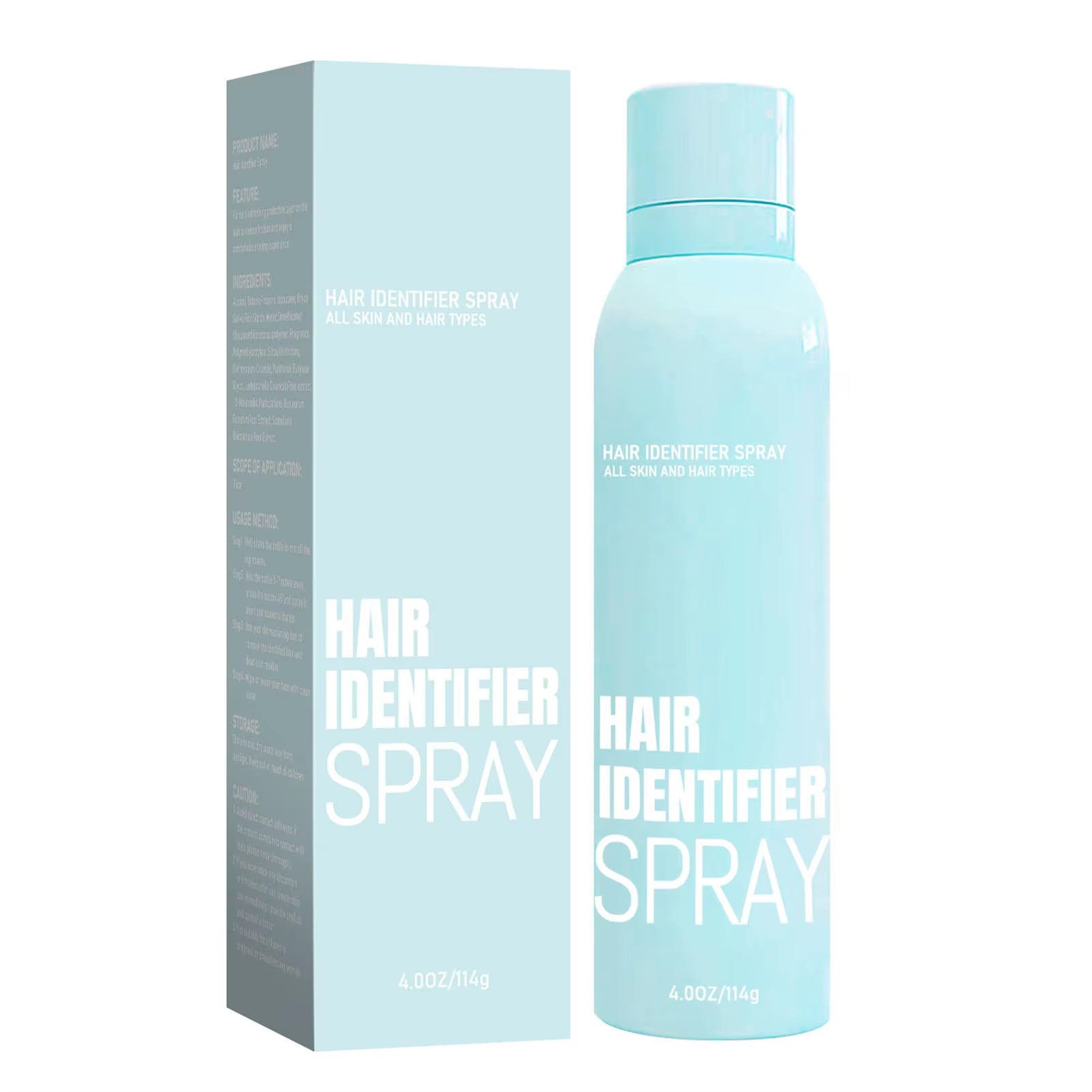 Facial Hair Removal Hair Identification Spray Painless Hair Remover Dermaplaning to Show Facial Hair Face Shaving Skin Care114G