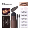 Eyebrow Powder Stamp Shaping Kit Makeup Brushes Professional Eyebrow Paint Waterproof Eyebrow Pencil Eye Brows Stencil Makeup