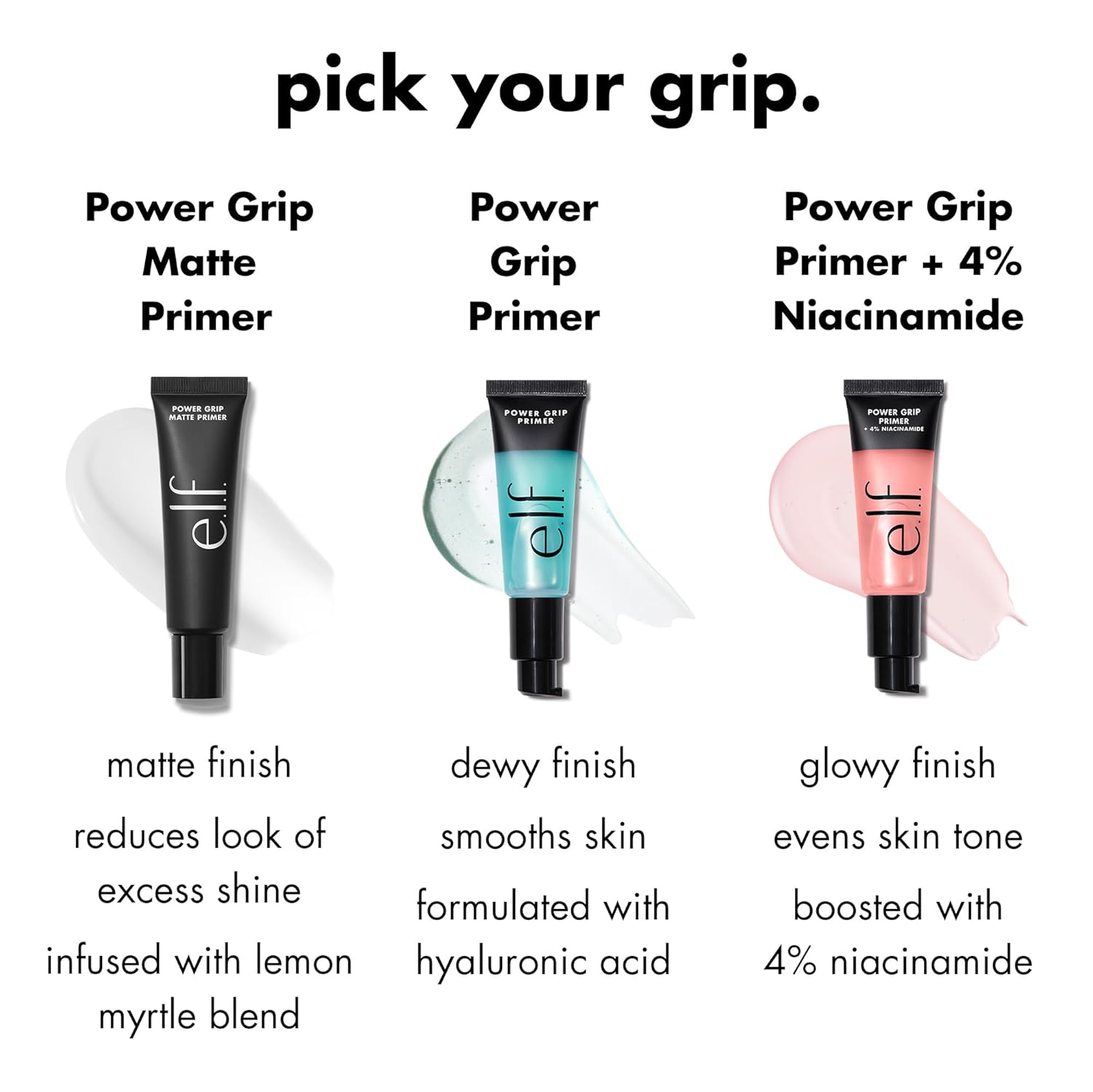 Power Grip Primer, Gel-Based & Hydrating Face Primer for Smoothing Skin & Gripping Makeup, Moisturizes & Primes, 0.811 Fl Oz (24 Ml.)