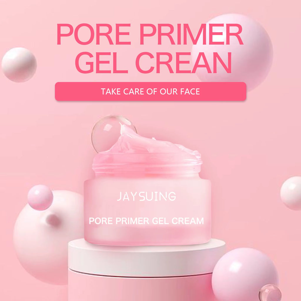 Facial Invisible Pore Primer Cream Long Lasting Base Makeup Natural Matte Oil Control Refreshing Moisturizing Face Isolation Gel