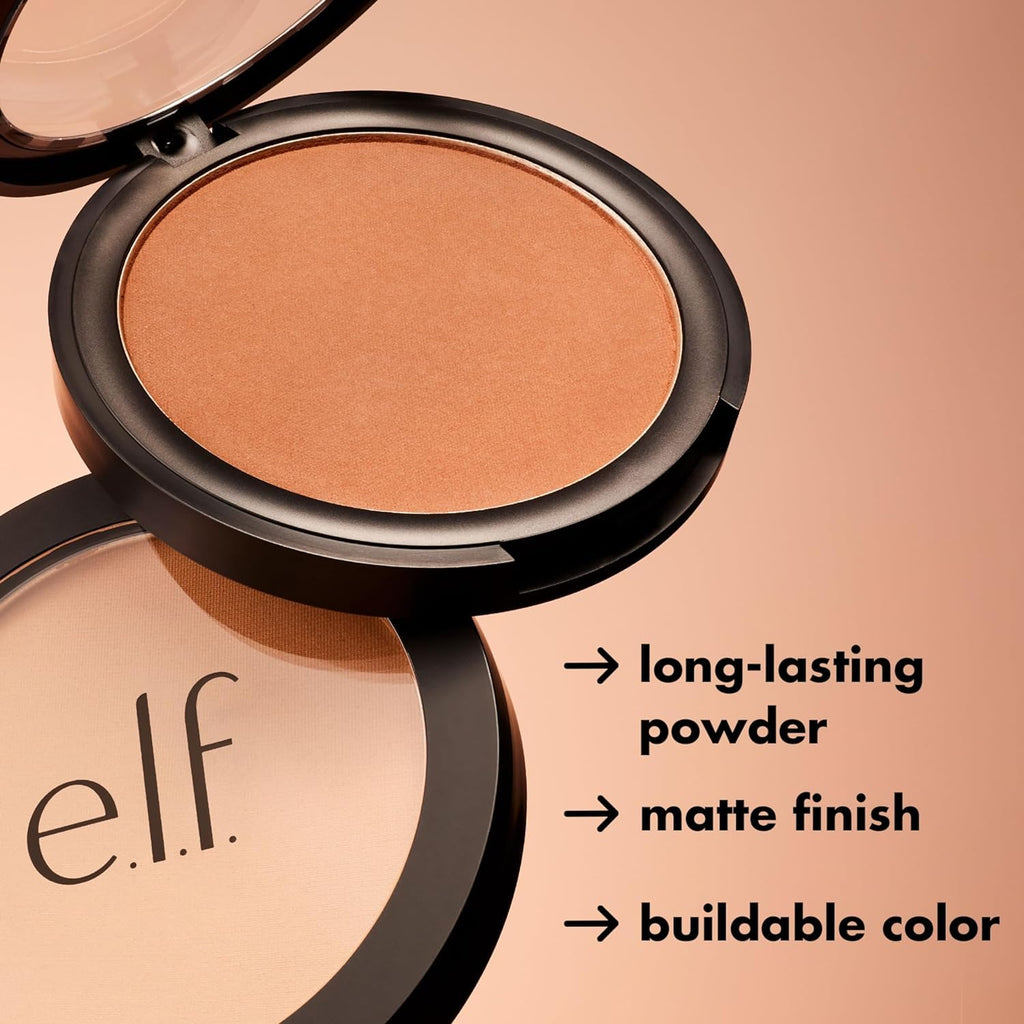Primer-Infused Bronzer, Long-Wear, Matte, Bold, Lightweight, Blends Easily, Contours Cheeks, Forever Sun Kissed, All-Day Wear, 0.35 Oz
