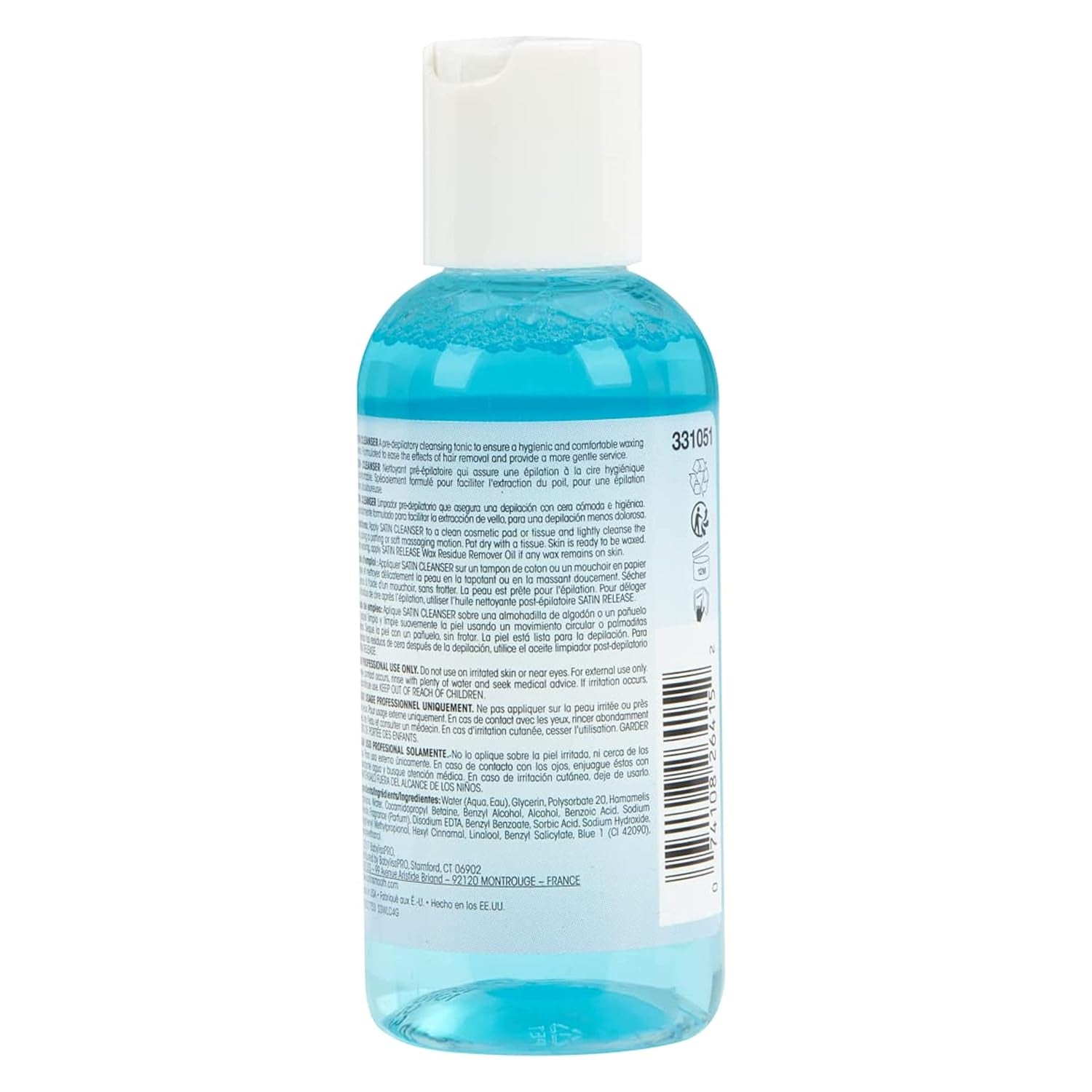 Pre Wax Cleanser - Antiseptic Skin Prep for Pre Wax Hair Removal, Deep Cleansing & Irritation-Free Waxing, Afterwax Care, 4 Oz, 2-Pack