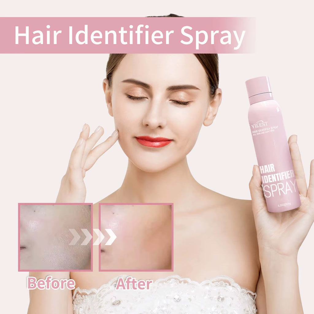 Facial Hair Removal Hair Identification Spray Painless Hair Remover Dermaplaning to Show Facial Hair Face Shaving Skin Care114G