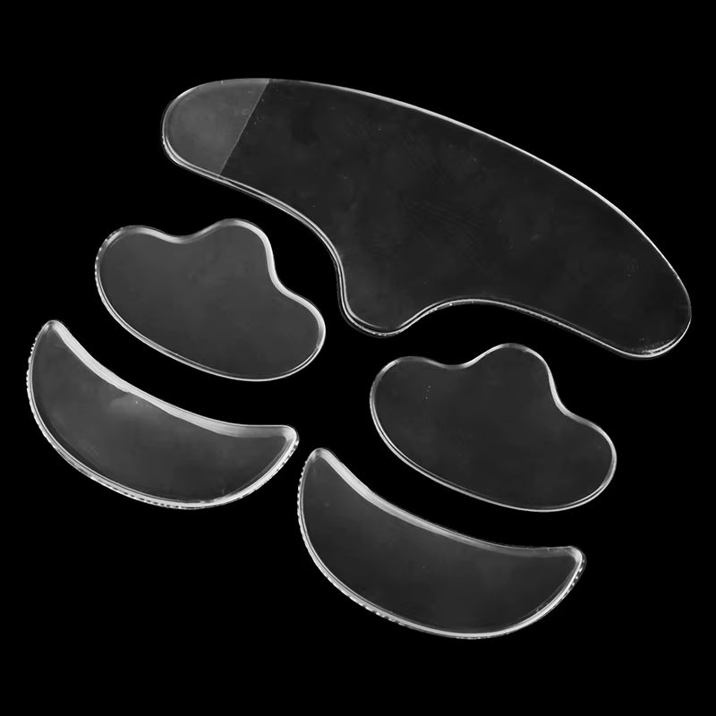 Reusable Silicone Anti-Wrinkle Face Forehead Cheek Chin Sticker anti Aging Facial Skin Lifting Patches Wrinkle Remover Strips