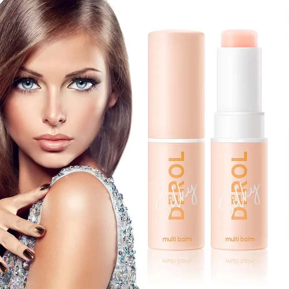 Multi Moisturizing Stick Collagen Anti-Wrinkle Balm Lighten Eye Lip Neck Fine Lines Brighten Dry Skin Nourish Not Sticky Cream